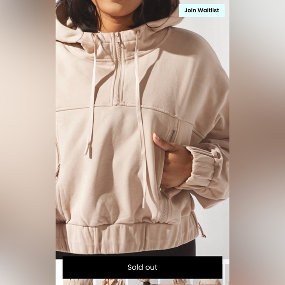 POPFLEX HALF ZIP WARM UP HOODIE SOLD OUT SIZE MED - Picture 1 of 5